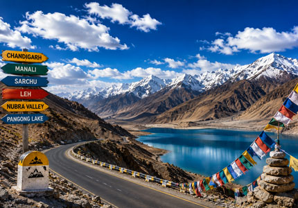 Chandigarh to Leh Ladakh 11 Days Tour Package
