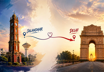 Jalandhar to Delhi