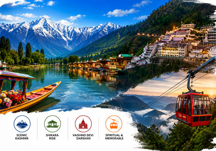 Kashmir and Vaishno Devi Tour Package from Chandigarh